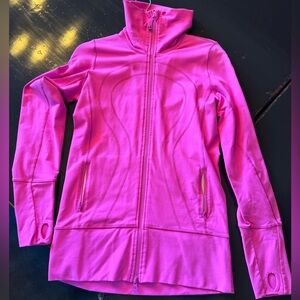 Hot Pink Lululemon Jacket with Zipper
